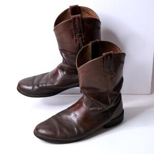 Ariat Mens Brown‎ Leather Cowboy Western Boots 8.5 D 100002284(35525) Heritage